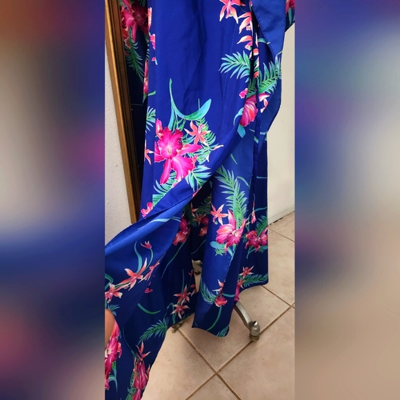 Vintage Rare Hawaiian Kimono SWEETHEARTS ARE MADE IN PARADISE BRAND OS - Picture 7 of 9